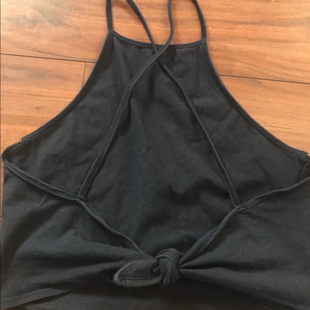 ❌SOLD❌Hollister Navy Blue Halter Top - Picture 4 of 5
